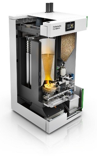 sección caldera de condensación