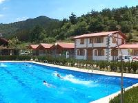 Caldera de pellets en Camping Murkuzuria Navarra