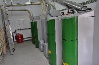 Cascada de 4 calderas de Okofen