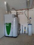 Caldera de condensación de pellets Okofen en vivienda unifamiliar de la provincia de Burgos