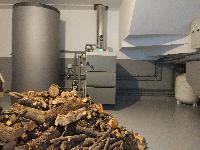 caldera de leña vigas en Burgos