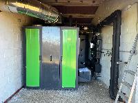 Caldera heizomat 200 para granja de porcino